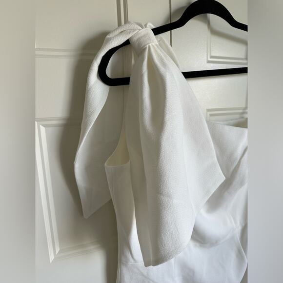 Dress the Population White Crepe Tiffany Dress NWT Size Large - Picture 8 of 13